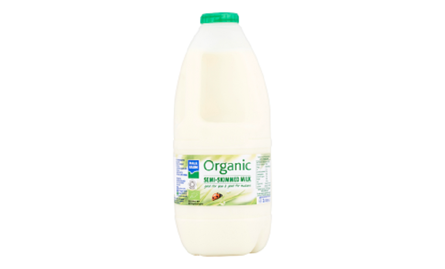 Organic Semi Skimmed Milk 2 Litre