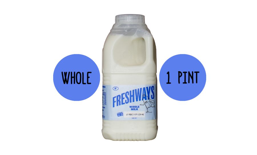 Whole Milk 1 Pint