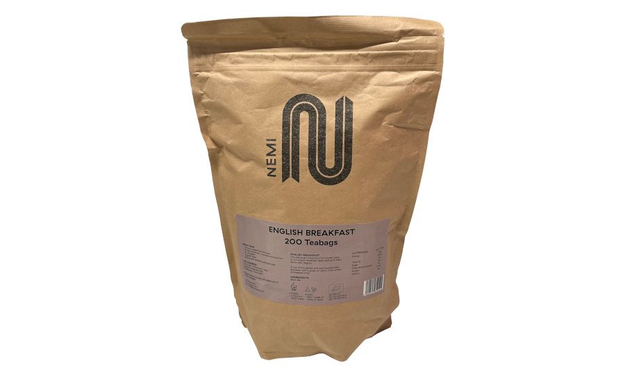 Organic English Breakfast Nemi Tea Bulk Pack 200 Bags