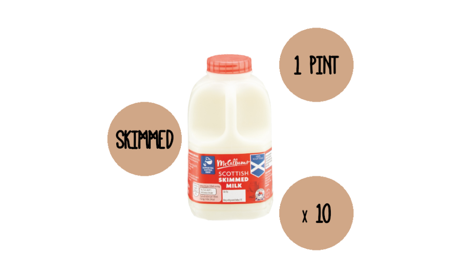 Skimmed Milk 10 X 1 Pint