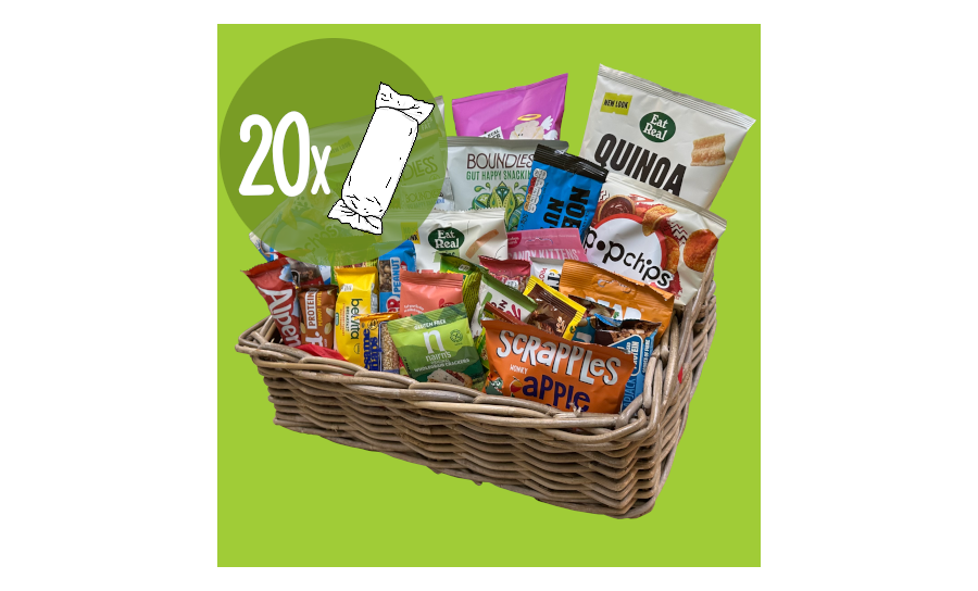 Healthy Office Snack Basket - 20 Snacks