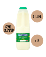 Semi Skimmed Milk 5 x 1 Litre 