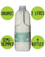 Organic Semi Skimmed Milk 4 X 2 Litre