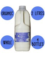 Organic Whole Milk 4 X 2LTR