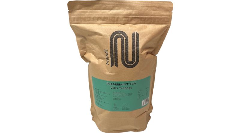 Organic Peppermint Nemi Tea Bulk Pack 200 Bags