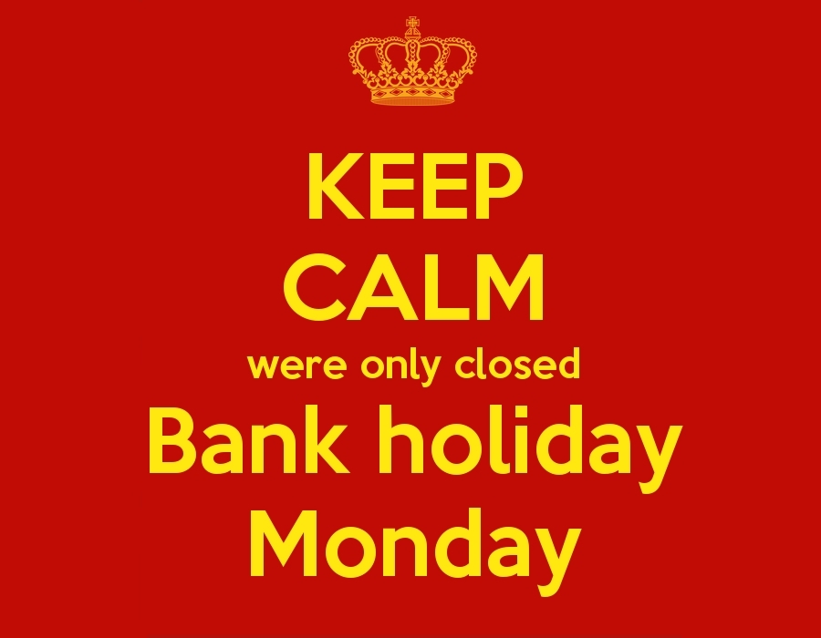 Late May Bank Holiday 2021 Closure - Blog