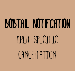 Area-Delivery Cancellation