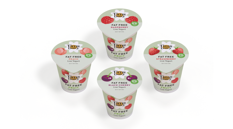 Tim’s Dairy Yogurt Pots (12 x 110g) (Strawberry - Raspberry - Peach - Black Cherry)