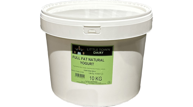 Natural Yoghurt - 10 Litres