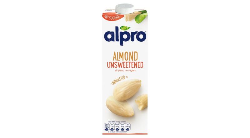 Alpro Almond Unroasted  Unsweetened Milk 1L