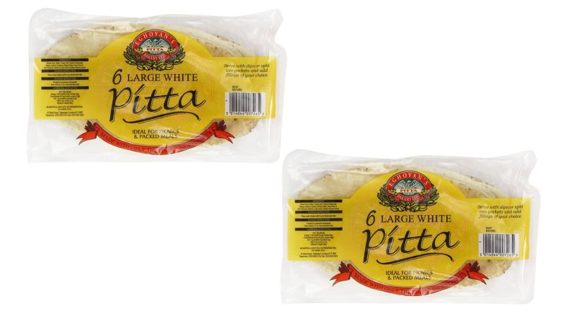 White Pitta Bread Multi Pack of 2
