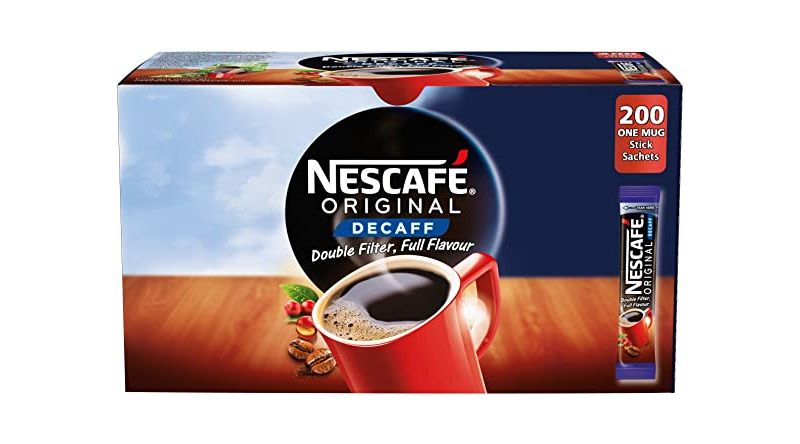 Nescafe Decaff Filter coffee, Full Flavour 200 x Stick Sachets