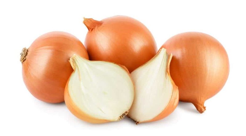 Fresh White Onions Vegetables
